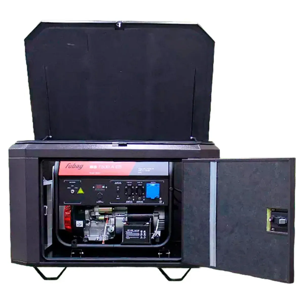 Дизельный генератор AMO ADG 5500E + кожух для генератора 1200-Optimal (тихий)